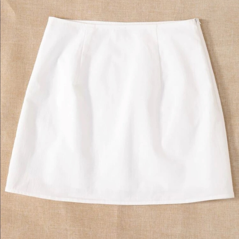 White skirt